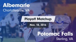 Matchup: Albemarle vs. Potomac Falls  2016