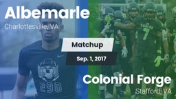 Matchup: Albemarle vs. Colonial Forge  2017