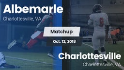 Matchup: Albemarle vs. Charlottesville  2018