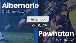Matchup: Albemarle vs. Powhatan  2018