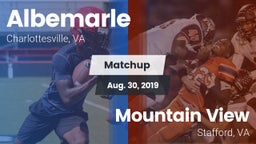 Matchup: Albemarle vs. Mountain View  2019