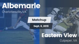 Matchup: Albemarle vs. Eastern View  2019