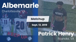 Matchup: Albemarle vs. Patrick Henry  2019