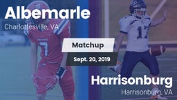 Matchup: Albemarle vs. Harrisonburg  2019