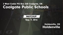 Matchup: Coalgate vs. Holdenville  2016