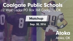 Matchup: Coalgate vs. Atoka  2016