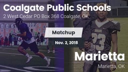 Matchup: Coalgate vs. Marietta  2018
