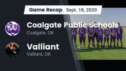Recap: Coalgate Public Schools vs. Valliant  2020