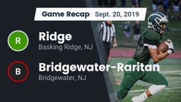 Recap: Ridge  vs. Bridgewater-Raritan  2019