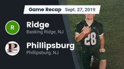 Recap: Ridge  vs. Phillipsburg  2019