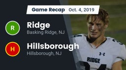 Recap: Ridge  vs. Hillsborough  2019