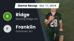 Recap: Ridge  vs. Franklin  2019