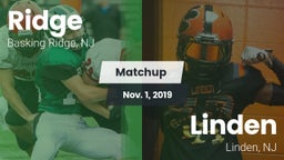 Matchup: Ridge vs. Linden  2019