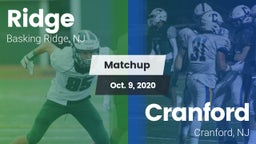 Matchup: Ridge vs. Cranford  2020