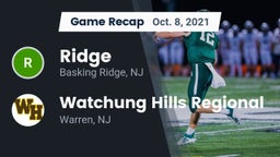 Recap: Ridge  vs. Watchung Hills Regional  2021