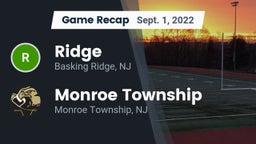 Recap: Ridge  vs. Monroe Township  2022
