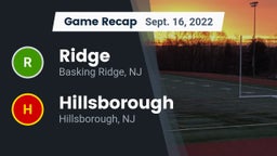 Recap: Ridge  vs. Hillsborough  2022