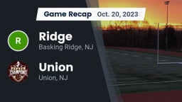 Recap: Ridge  vs. Union  2023