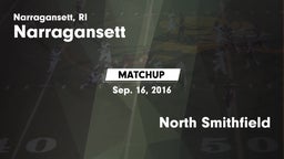 Matchup: Narragansett vs. North Smithfield  2016