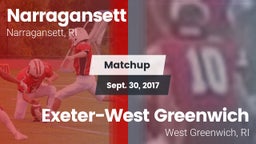 Matchup: Narragansett vs. Exeter-West Greenwich  2017