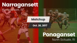 Matchup: Narragansett vs. Ponaganset  2017