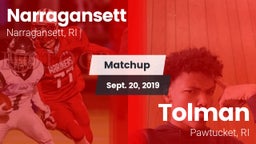 Matchup: Narragansett vs. Tolman  2019