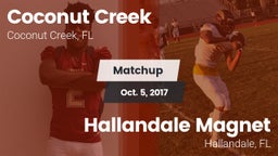 Matchup: Coconut Creek vs. Hallandale Magnet  2017