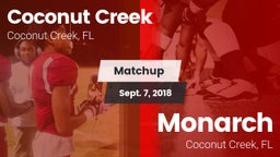 Matchup: Coconut Creek vs. Monarch  2018