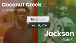 Matchup: Coconut Creek vs. Jackson  2018