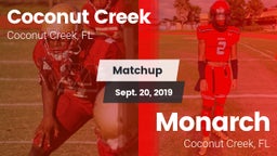 Matchup: Coconut Creek vs. Monarch  2019