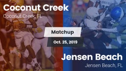 Matchup: Coconut Creek vs. Jensen Beach  2019
