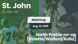 Matchup: St. John vs. North Prairie co-op [Rolette/Wolford/Rolla] 2018