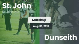 Matchup: St. John vs. Dunseith 2018
