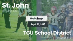 Matchup: St. John vs. TGU School District 2018