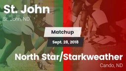 Matchup: St. John vs. North Star/Starkweather  2018