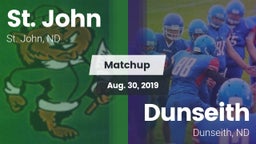 Matchup: St. John vs. Dunseith  2019