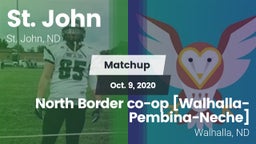 Matchup: St. John vs. North Border co-op [Walhalla-Pembina-Neche]  2020