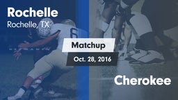 Matchup: Rochelle vs. Cherokee  2016