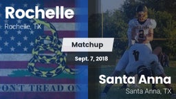 Matchup: Rochelle vs. Santa Anna  2018