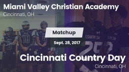Matchup: Miami Valley vs. Cincinnati Country Day  2017
