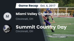 Recap: Miami Valley Christian Academy vs. Summit Country Day 2017