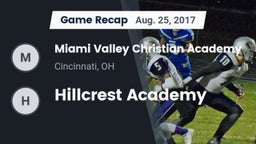 Recap: Miami Valley Christian Academy vs. Hillcrest Academy 2017