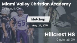 Matchup: Miami Valley vs. Hillcrest HS 2018