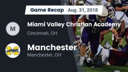 Recap: Miami Valley Christian Academy vs. Manchester  2018