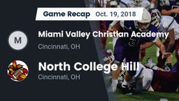 Recap: Miami Valley Christian Academy vs. North College Hill  2018