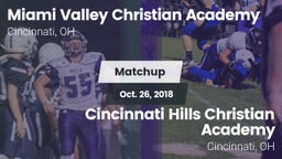 Matchup: Miami Valley vs. Cincinnati Hills Christian Academy 2018