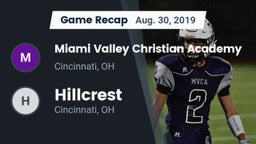 Recap: Miami Valley Christian Academy vs. Hillcrest  2019