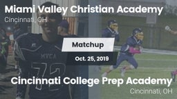 Matchup: Miami Valley vs. Cincinnati College Prep Academy  2019