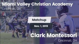 Matchup: Miami Valley vs. Clark Montessori  2019