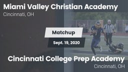 Matchup: Miami Valley vs. Cincinnati College Prep Academy  2020